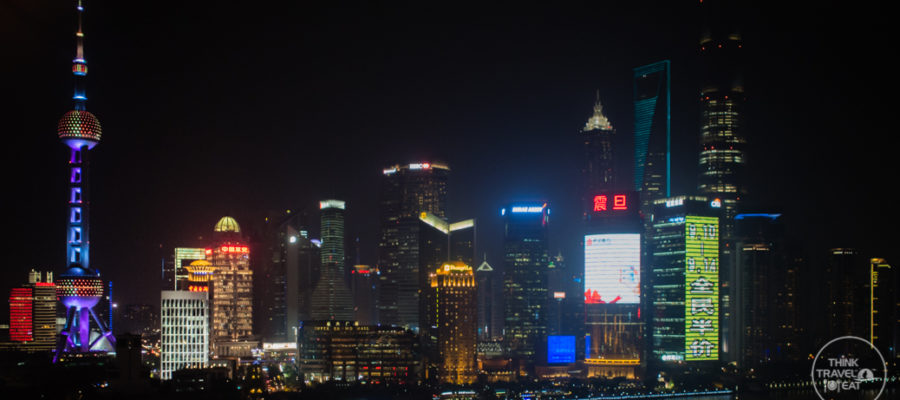 Shanghai On The Bund at Night